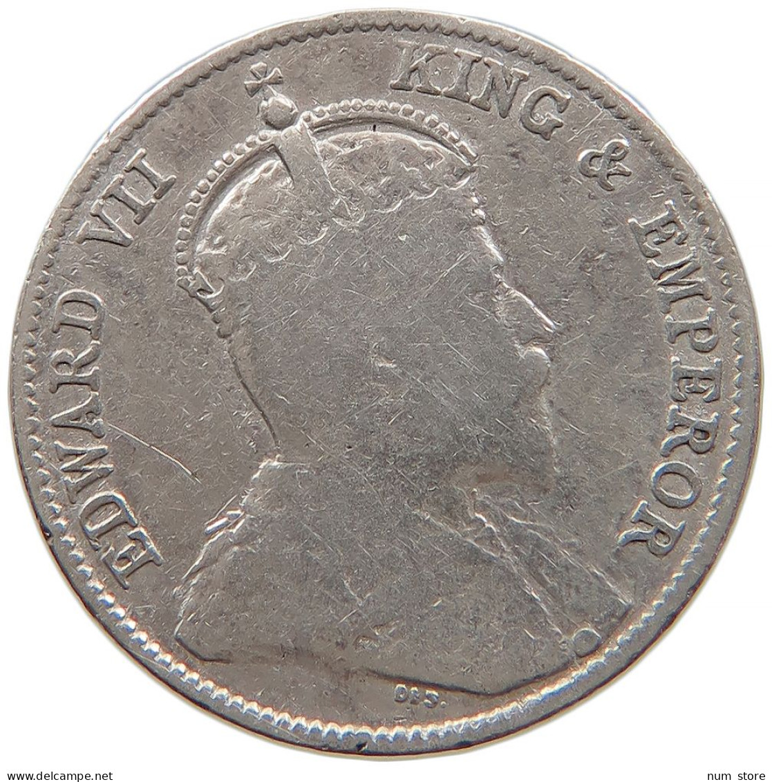 CEYLON 25 CENTS 1902 #s091 0213 - Sri Lanka