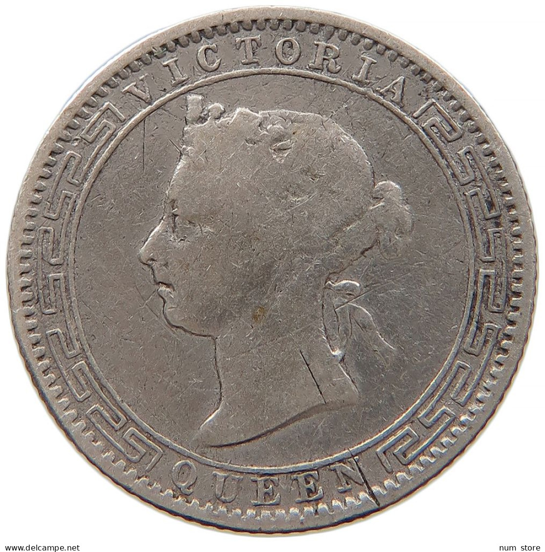 CEYLON 25 CENTS 1893 #s091 0203 - Sri Lanka