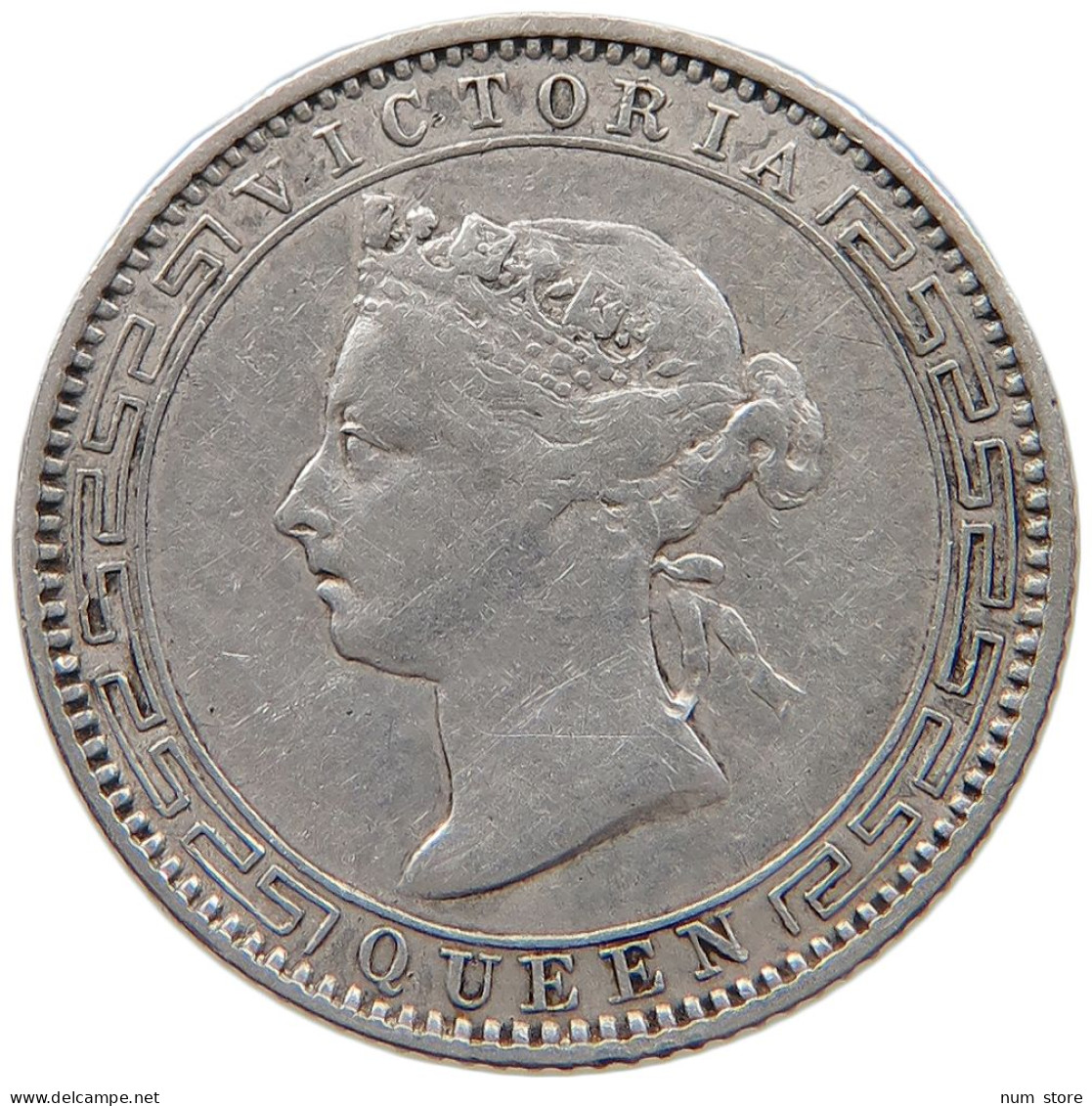 CEYLON 25 CENTS 1892 #s100 0811 - Sri Lanka