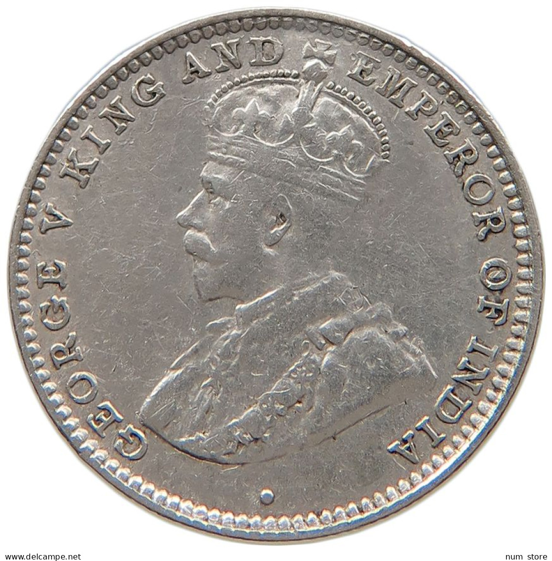 CEYLON 10 CENTS 1917 #s100 0671 - Sri Lanka (Ceylon)