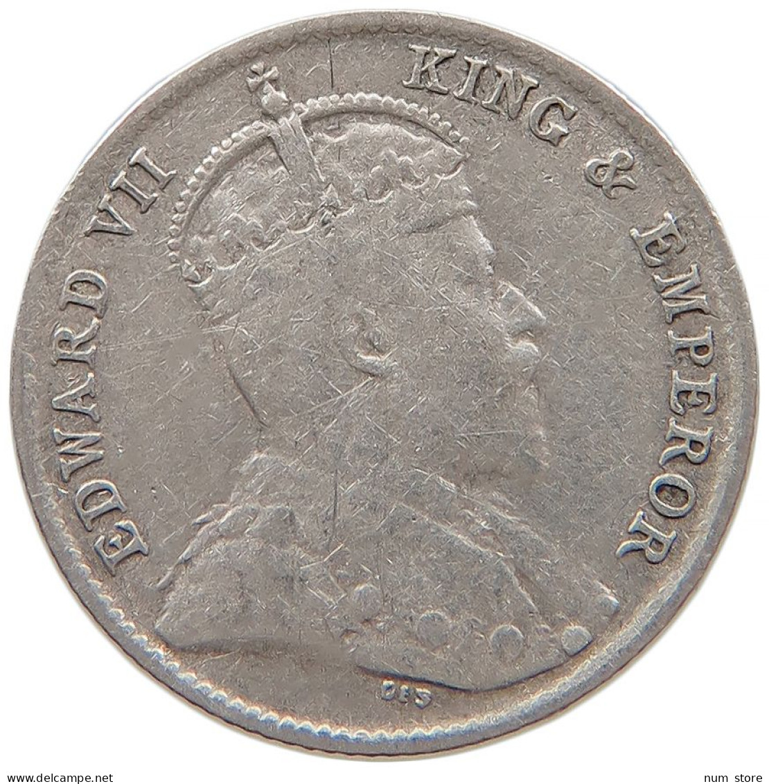 CEYLON 10 CENTS 1910 #s091 0049 - Sri Lanka