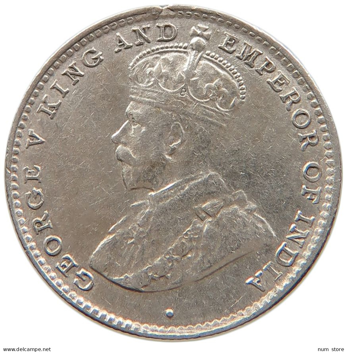 CEYLON 10 CENTS 1919 #s100 0675 - Sri Lanka (Ceylon)