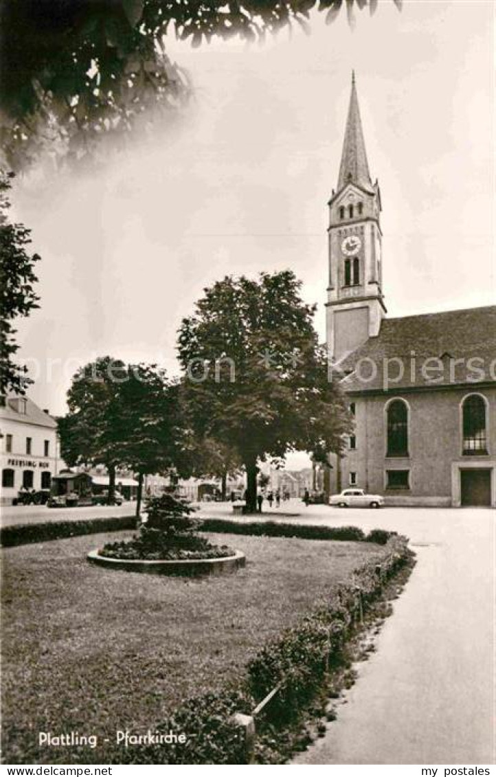 72895301 Plattling Isar Bayern Pfarrkirche Plattling - Plattling