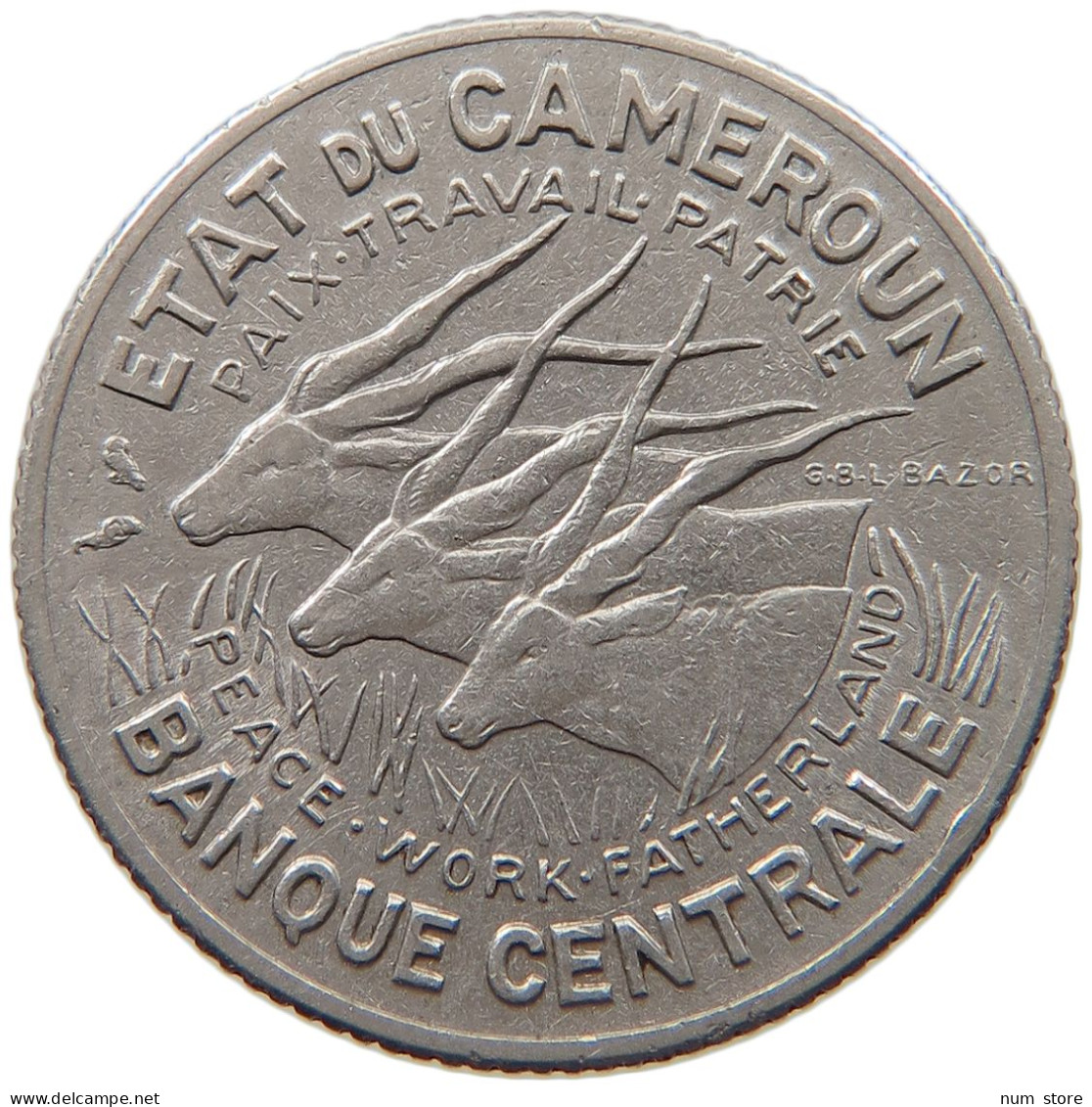 CAMEROUN 100 FRANCS 1966 #s090 0187 - Camerun