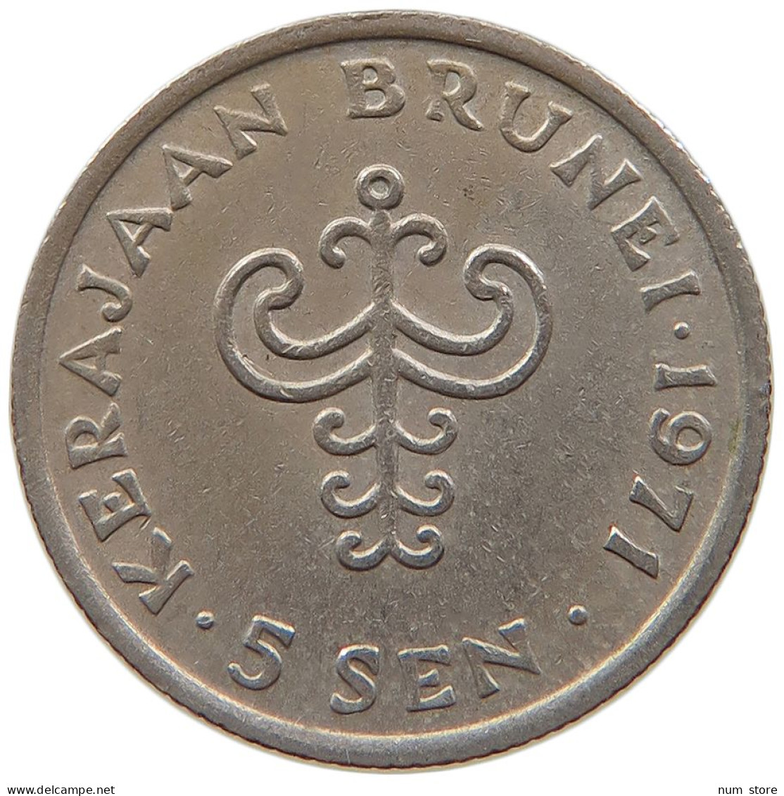 BRUNEI 5 SEN 1971 #s096 0403 - Brunei