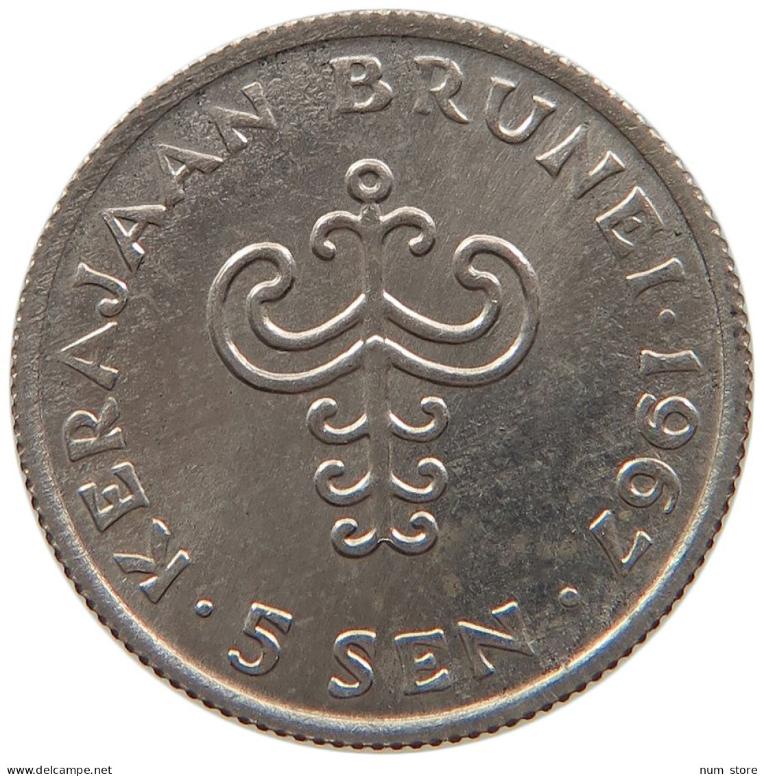 BRUNEI 5 SEN 1967 #s096 0401 - Brunei