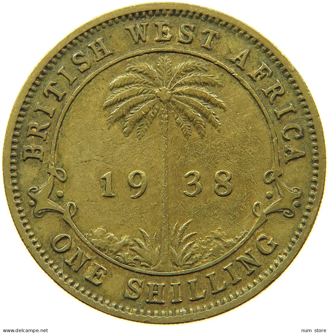 BRITISH WEST AFRICA SHILLING 1938 #s089 0157 - Colonies