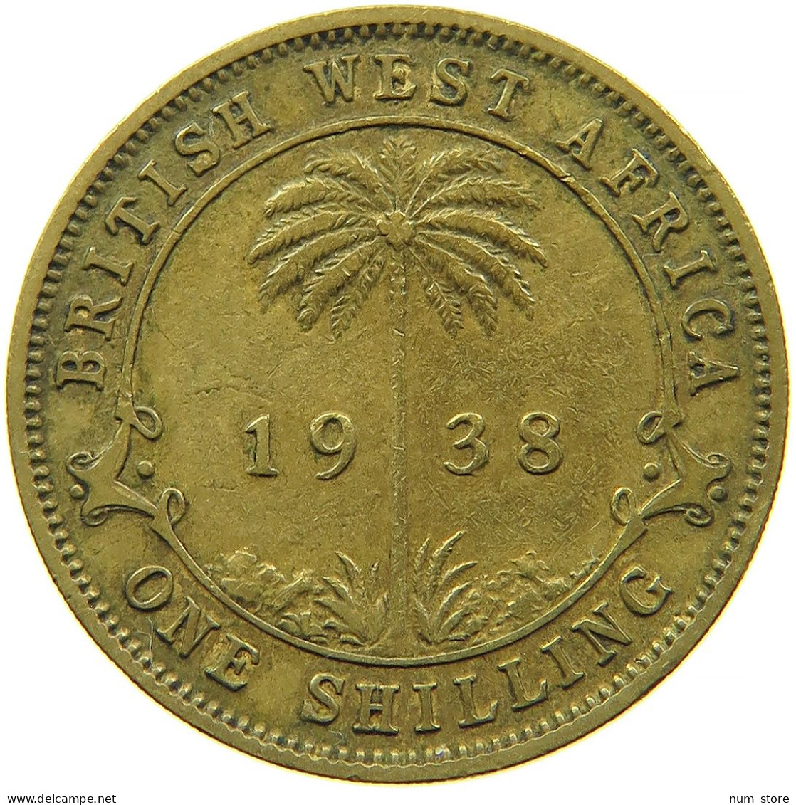 BRITISH WEST AFRICA SHILLING 1938 #s089 0157 - Colonie