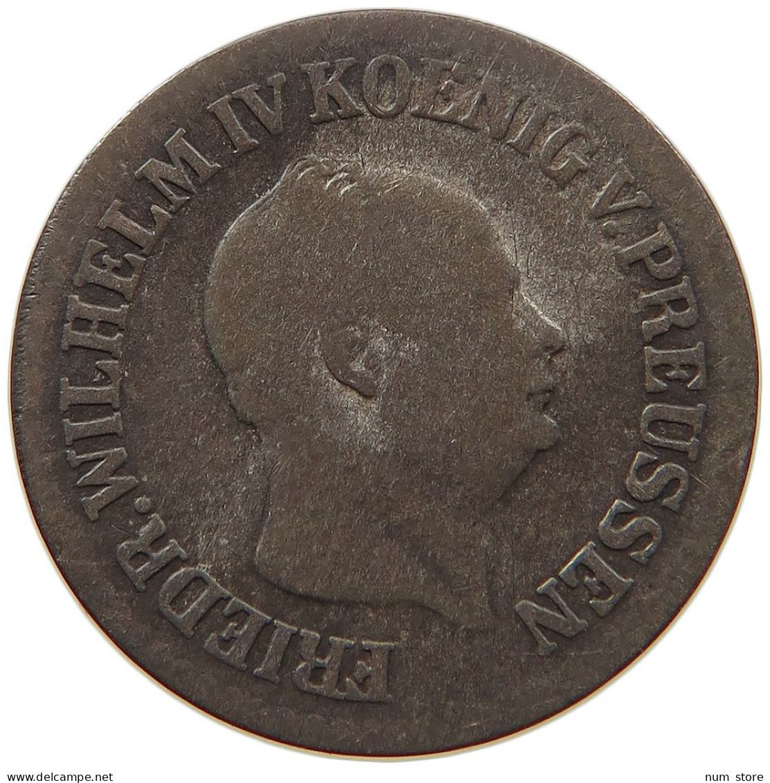 GERMAN STATES SILBERGROSCHEN 1853 A BRANDENBURG PREUSSEN Friedrich Wilhelm IV. 1840-1861 #s091 0153 - Taler Et Doppeltaler