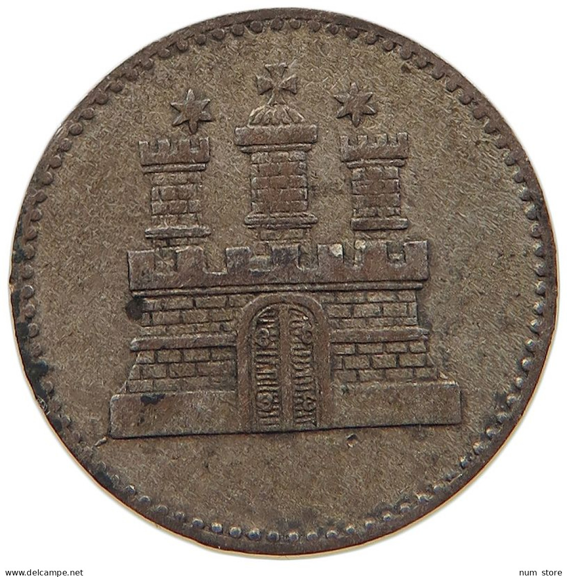 GERMAN STATES SECHSLING 1855 HAMBURG #s091 0009 - Taler Et Doppeltaler