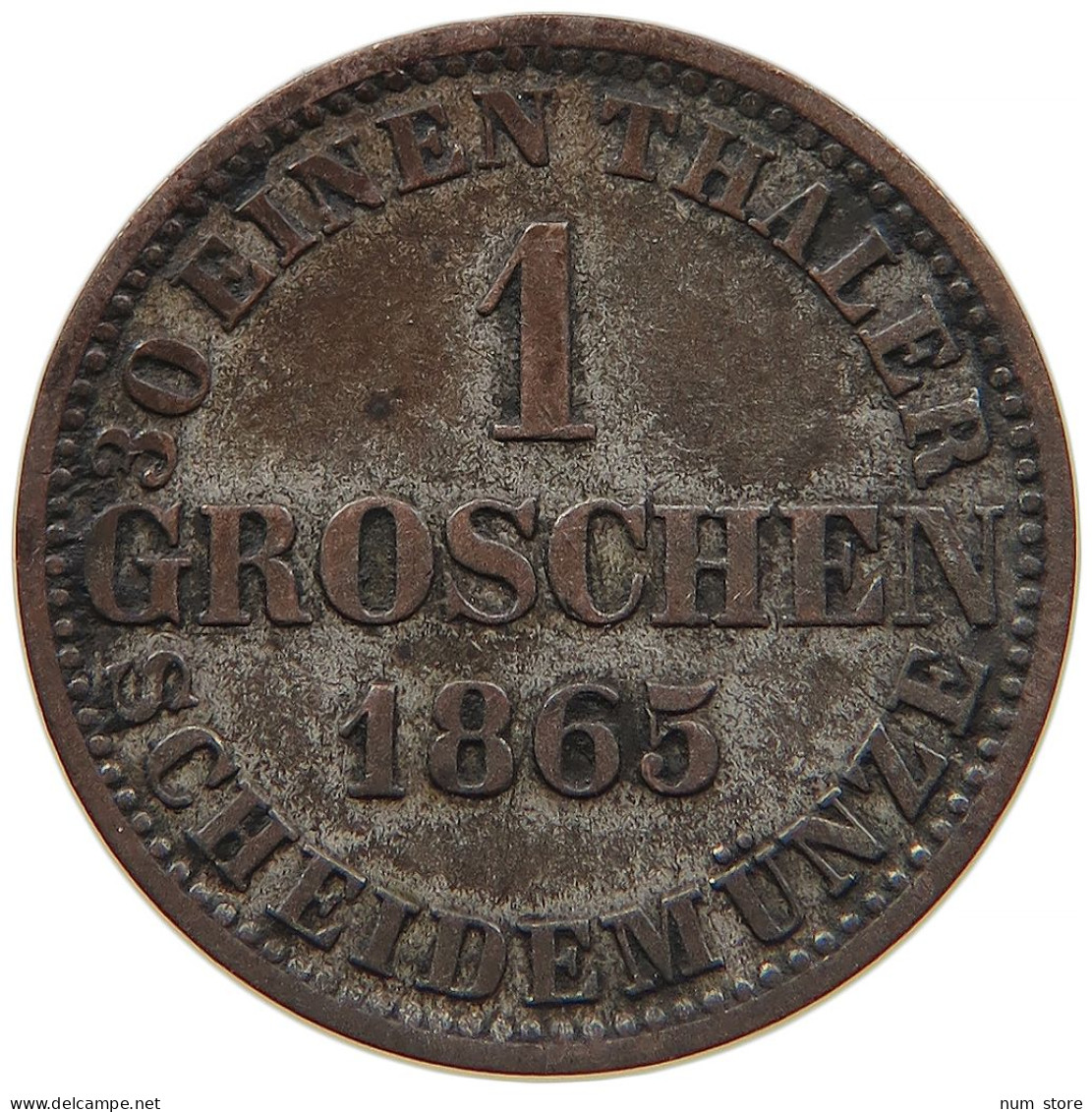 GERMAN STATES GROSCHEN 1865 HANNOVER Georg V. (1851-1866) #s091 0145 - Taler En Doppeltaler