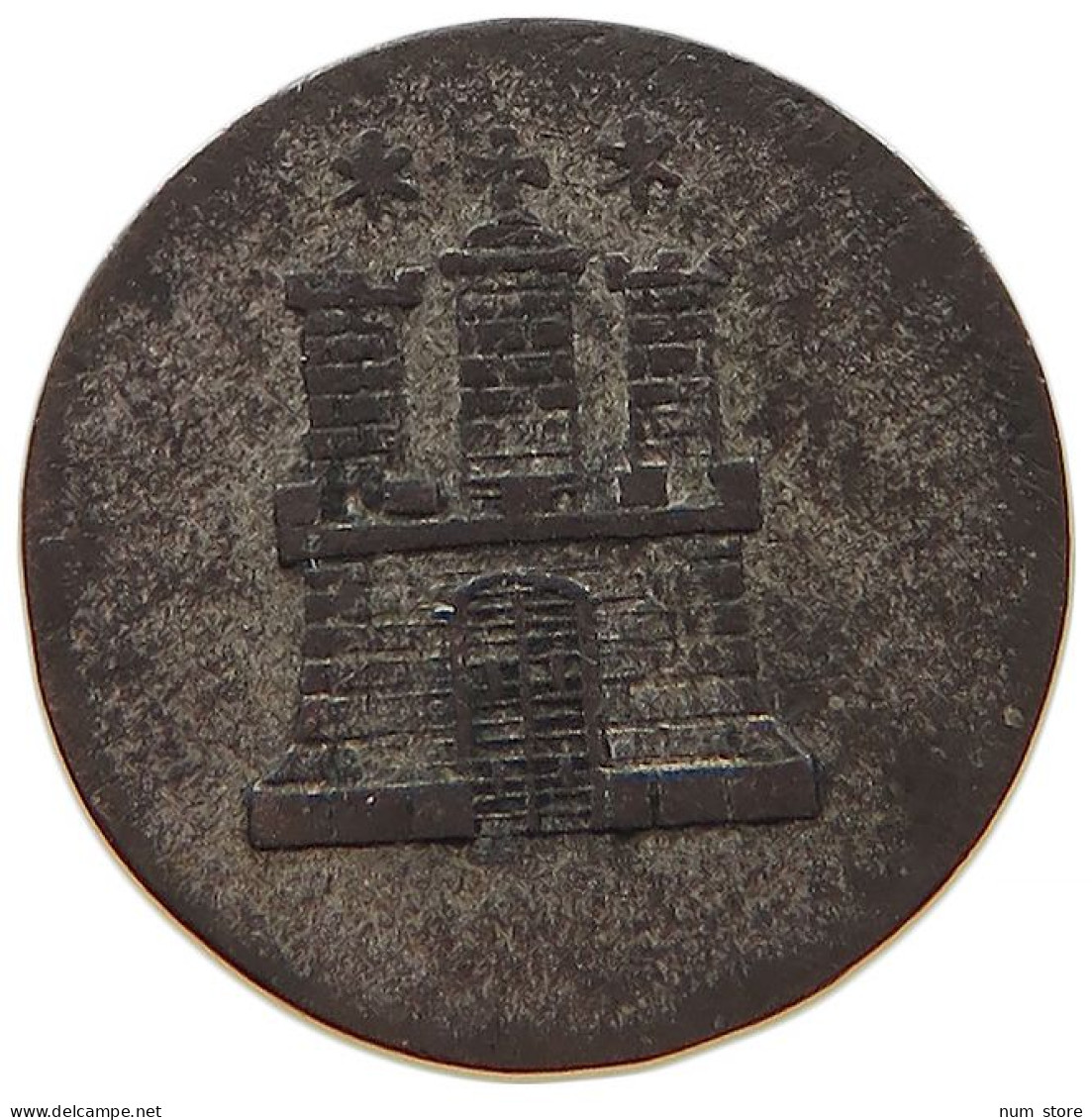 GERMAN STATES DREILING 1846 HAMBURG #s091 0001 - Taler Et Doppeltaler