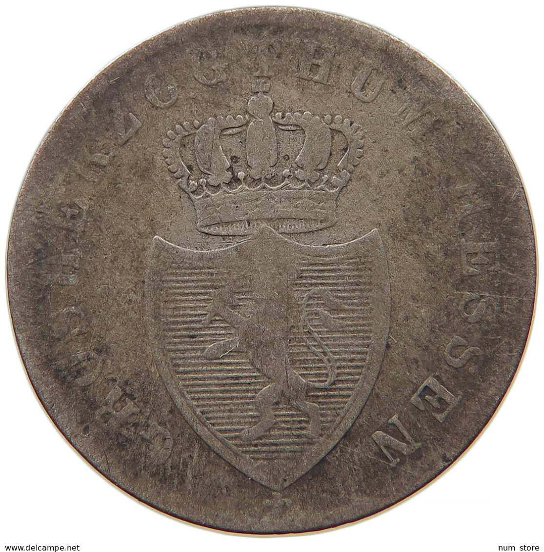 GERMAN STATES 6 KREUZER 1841 HESSEN DARMSTADT Ludwig II. 1830-1848. #s094 0341 - Taler Et Doppeltaler