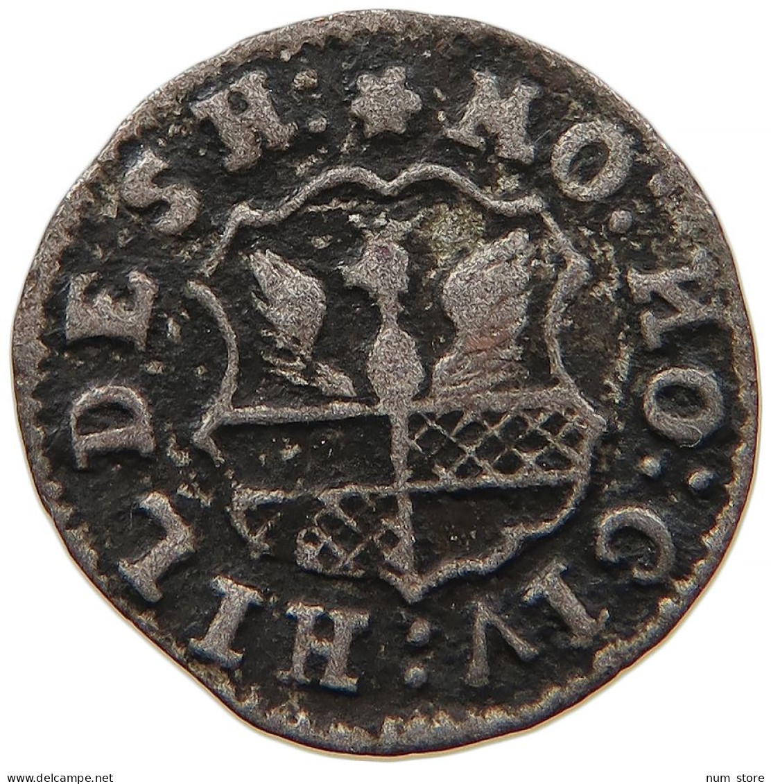 GERMAN STATES 4 PFENNIG 1733 HILDESHEIM #s091 0057 - Taler Et Doppeltaler