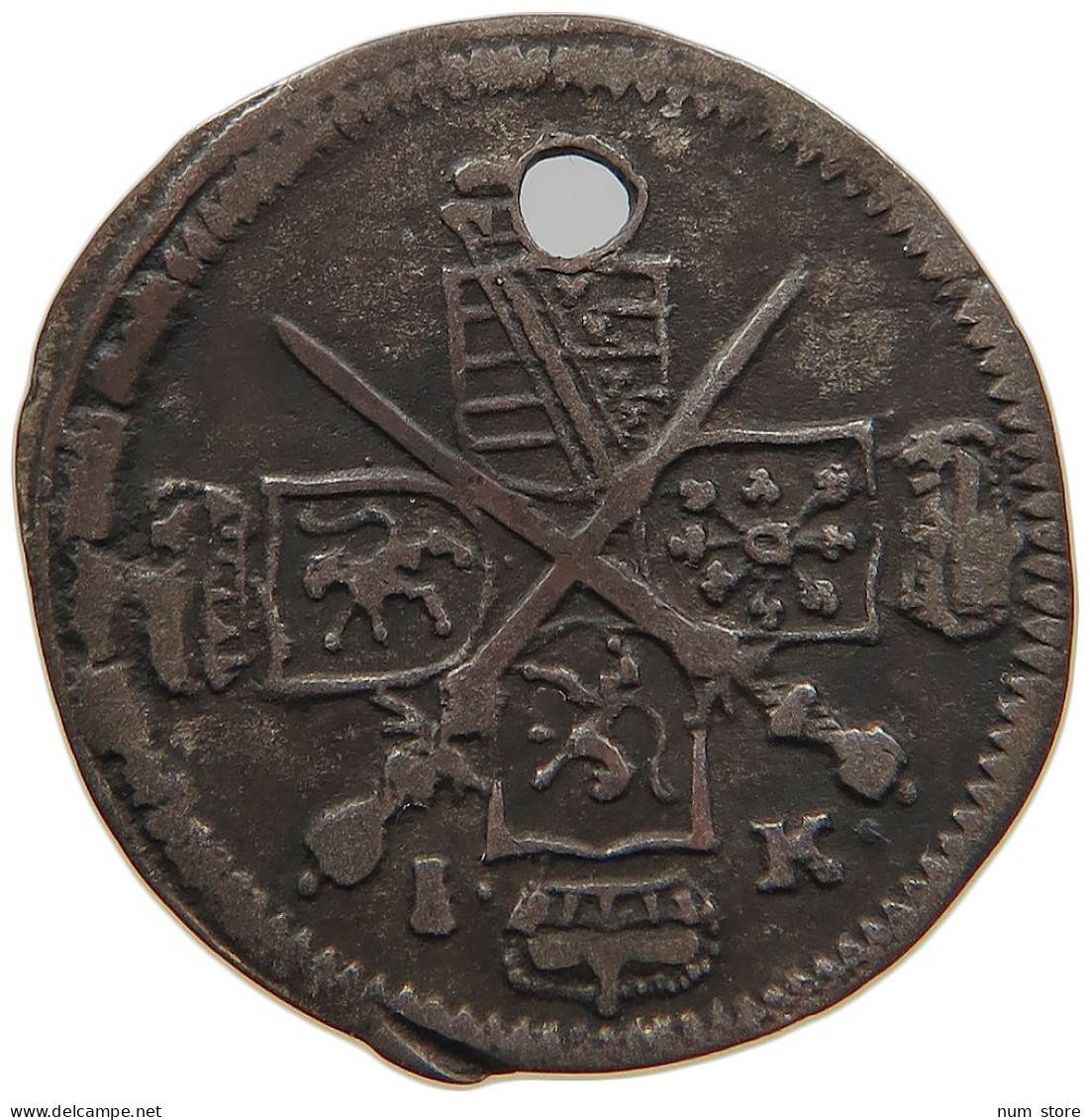 GERMAN STATES 3 PFENNIG 1692 SACHSEN ALBERTINISCHE LINIE Johann Georg IV. 1691-1694 #s091 0085 - Taler Et Doppeltaler