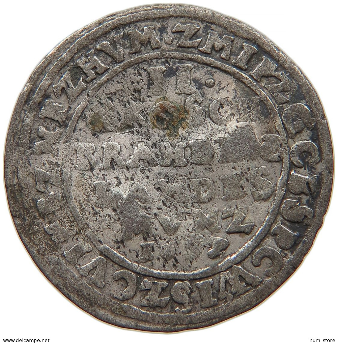 GERMAN STATES 2 GROSCHEN 1657 BRANDENBURG PREUSSEN Friedrich Wilhelm 1640-1688 #s094 0137 - Taler En Doppeltaler