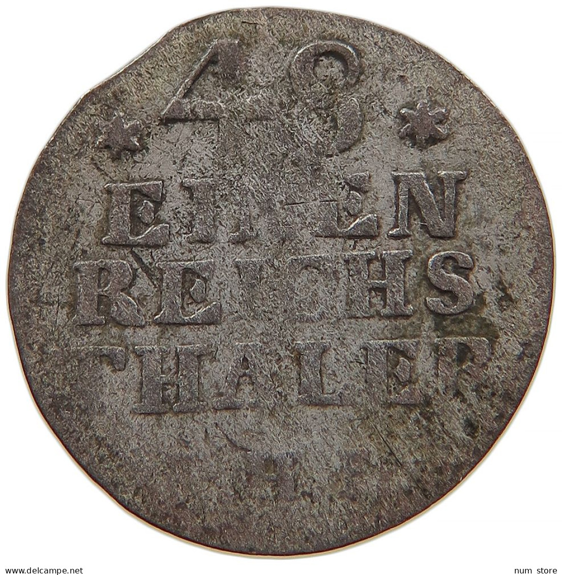 GERMAN STATES 1/48 TALER 1764 MECKLENBURG STRELITZ Adolf Friedrich IV. 1752-1794 #s091 0143 - Taler Et Doppeltaler