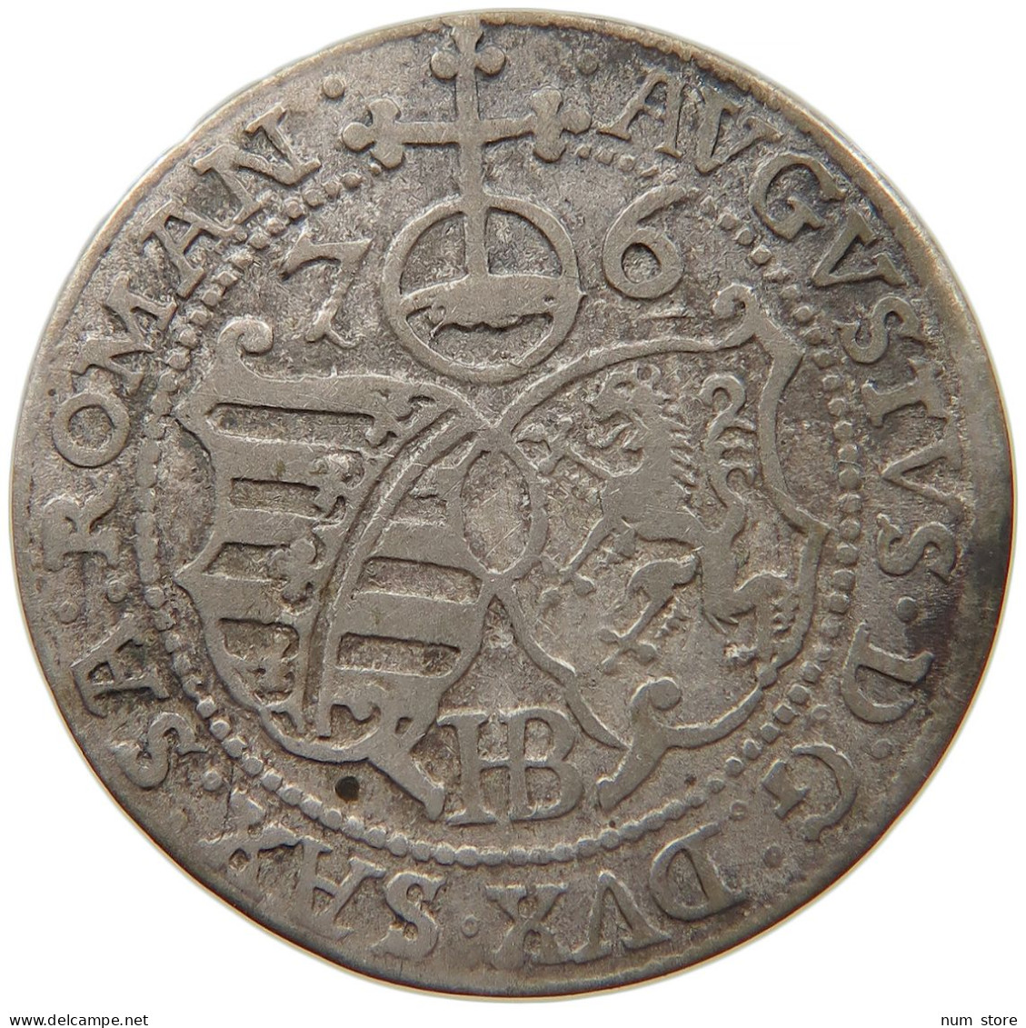 GERMAN STATES 1/24 TALER 1576 HB August (1553-1586) #s094 0225 - Taler & Doppeltaler