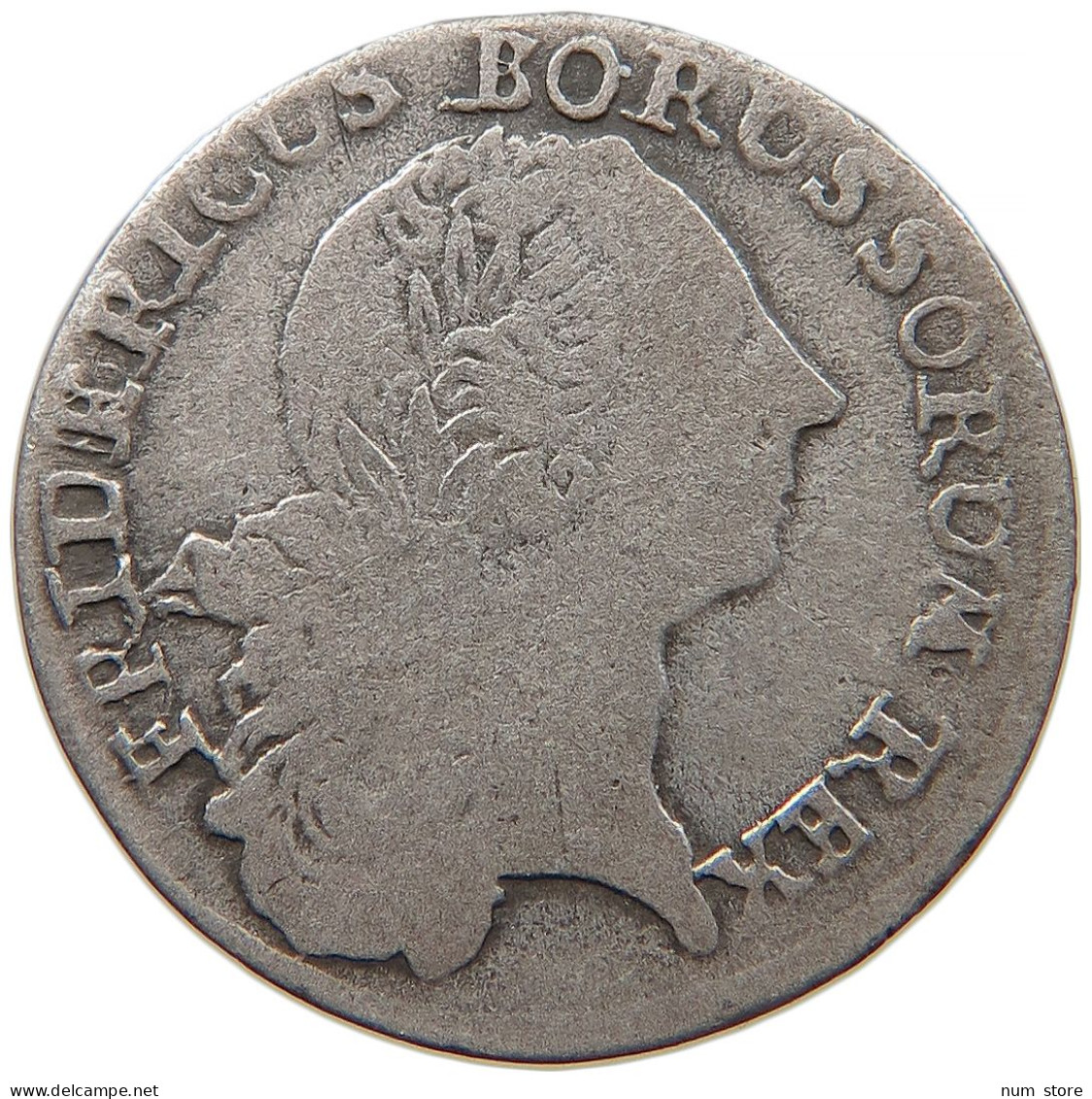 GERMAN STATES 1/12 TALER 1766 E BRANDENBURG PREUSSEN Friedrich II. 1740-1786 #s094 0207 - Taler Et Doppeltaler