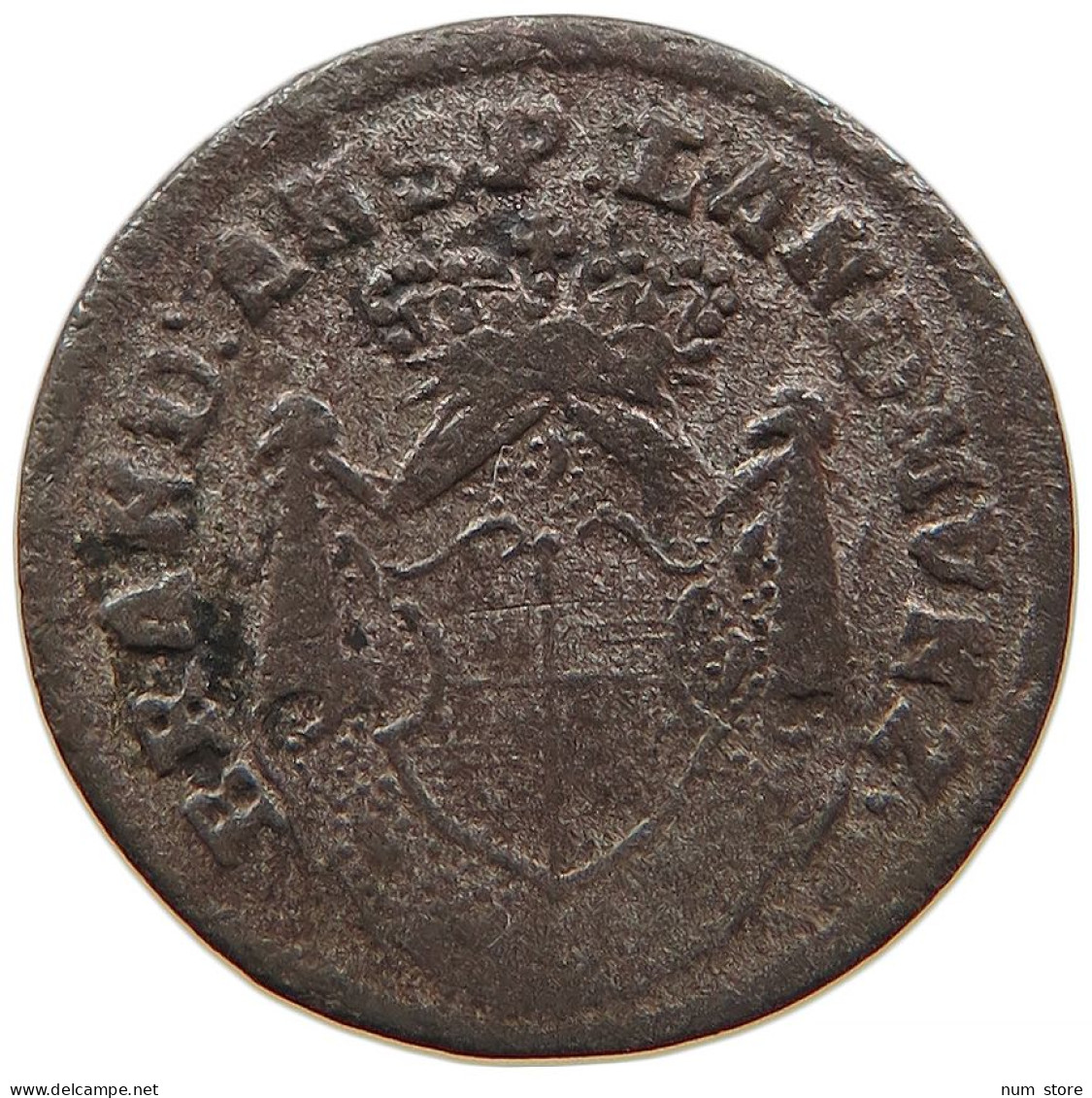 GERMAN STATES 1 KREUZER 1786 BRANDENBURG ANSBACH Christian Friedrich Karl Alexander 1757-1791 #s091 0017 - Taler Et Doppeltaler