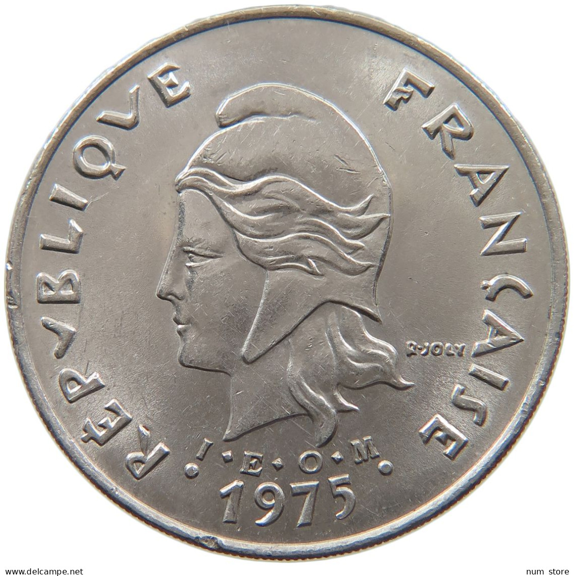 FRENCH POLYNESIA 50 FRANCS 1975 #s098 0187 - Frans-Polynesië