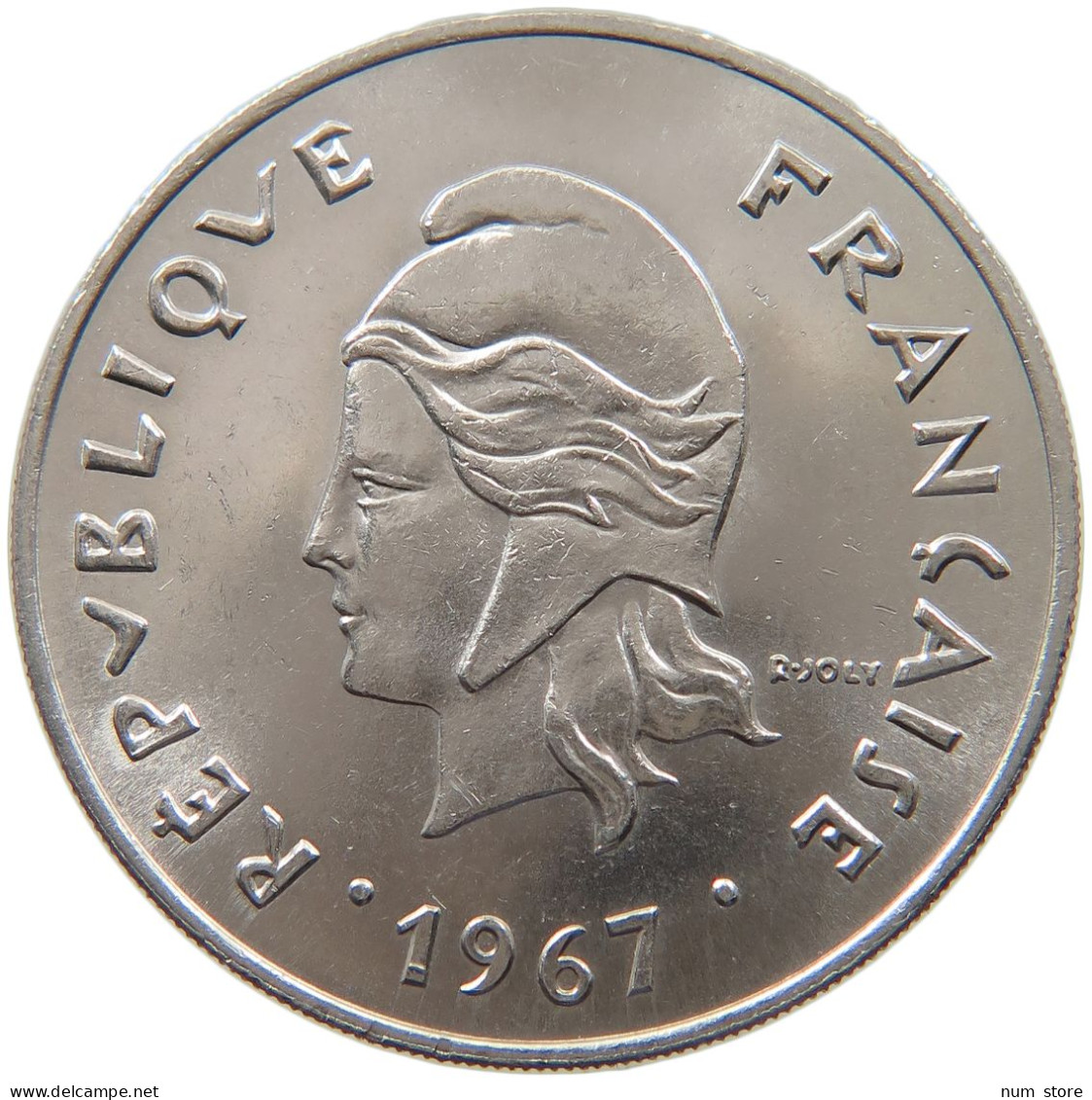 FRENCH POLYNESIA 50 FRANCS 1967 #s098 0191 - Polynésie Française