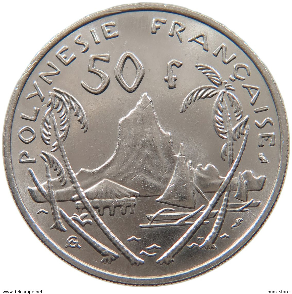 FRENCH POLYNESIA 50 FRANCS 1967 #s098 0191 - Französisch-Polynesien