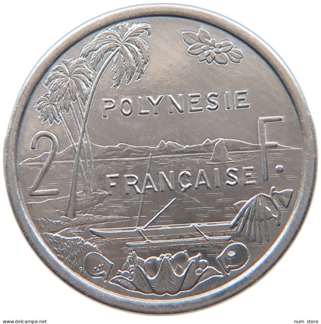 FRENCH POLYNESIA 2 FRANCS 1996 #s098 0237 - Polinesia Francesa