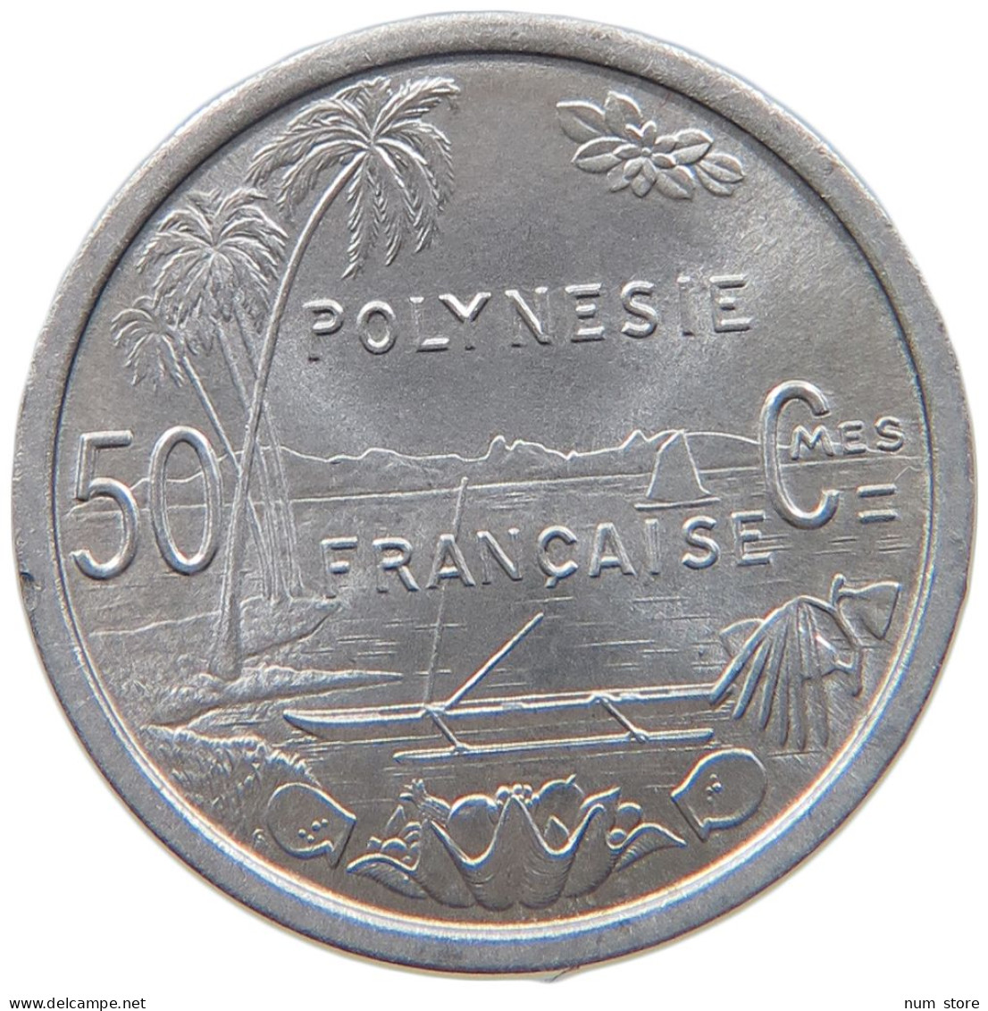 FRENCH POLYNESIA 50 CENTIMES 1965 #s089 0329 - Frans-Polynesië