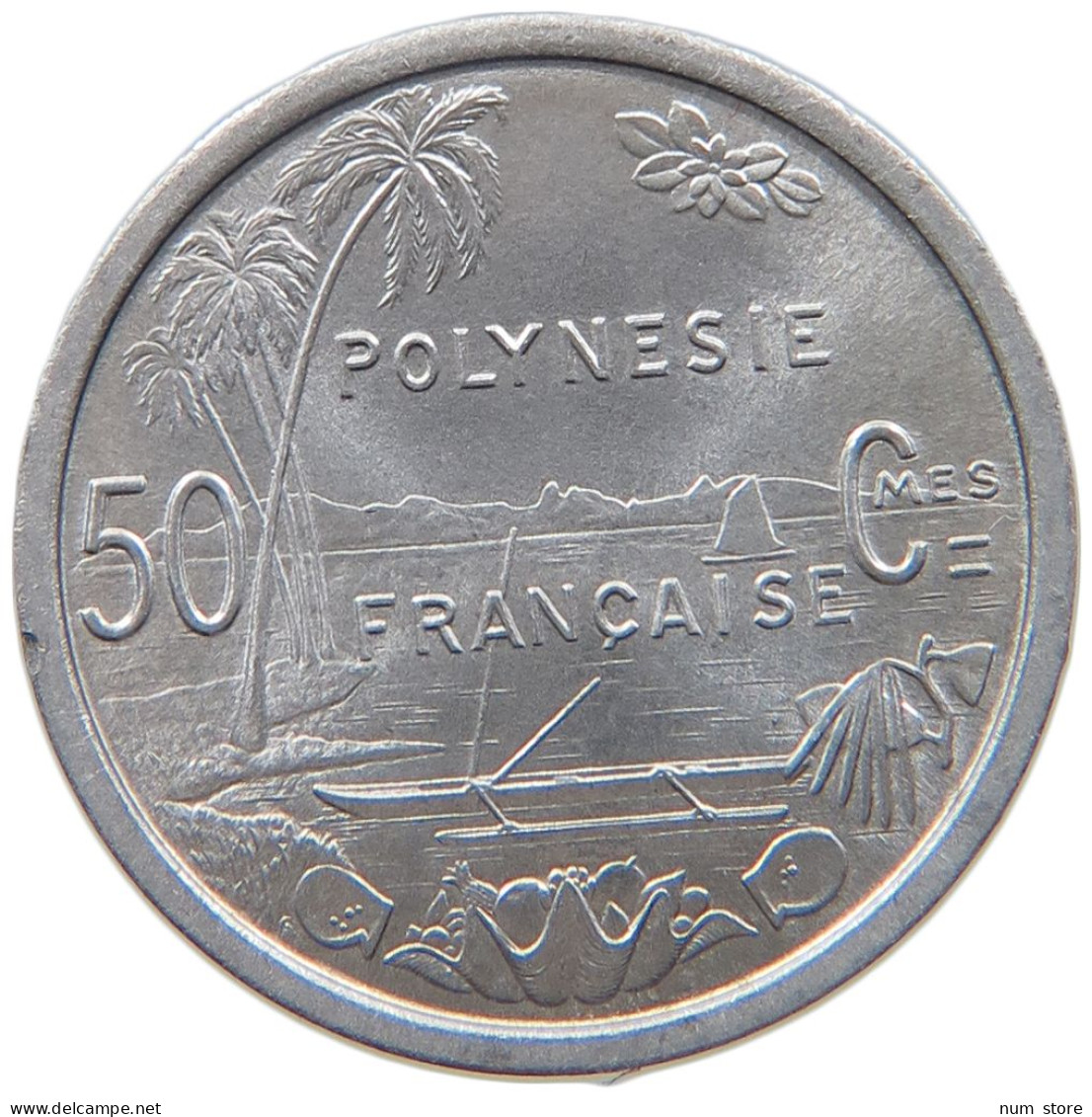 FRENCH POLYNESIA 50 CENTIMES 1965 #s089 0329 - Polinesia Francese