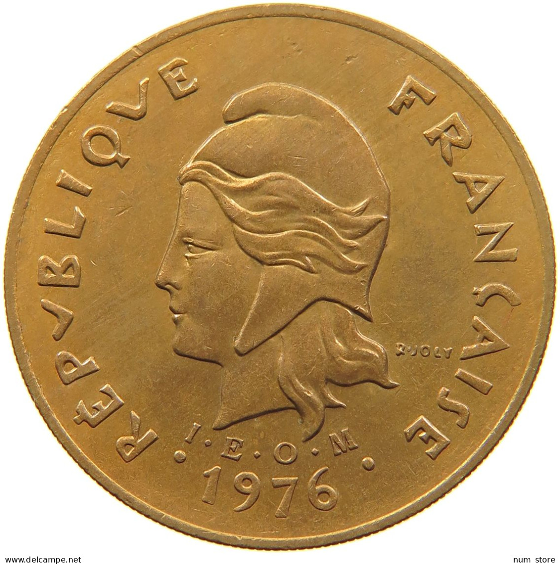 FRENCH POLYNESIA 100 FRANCS 1976 #s098 0241 - Polinesia Francese