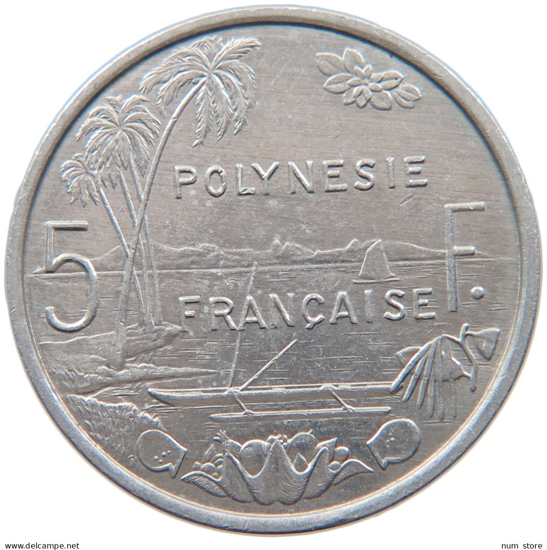 FRENCH POLYNESIA 5 FRANCS 1994 #s098 0225 - Polinesia Francesa