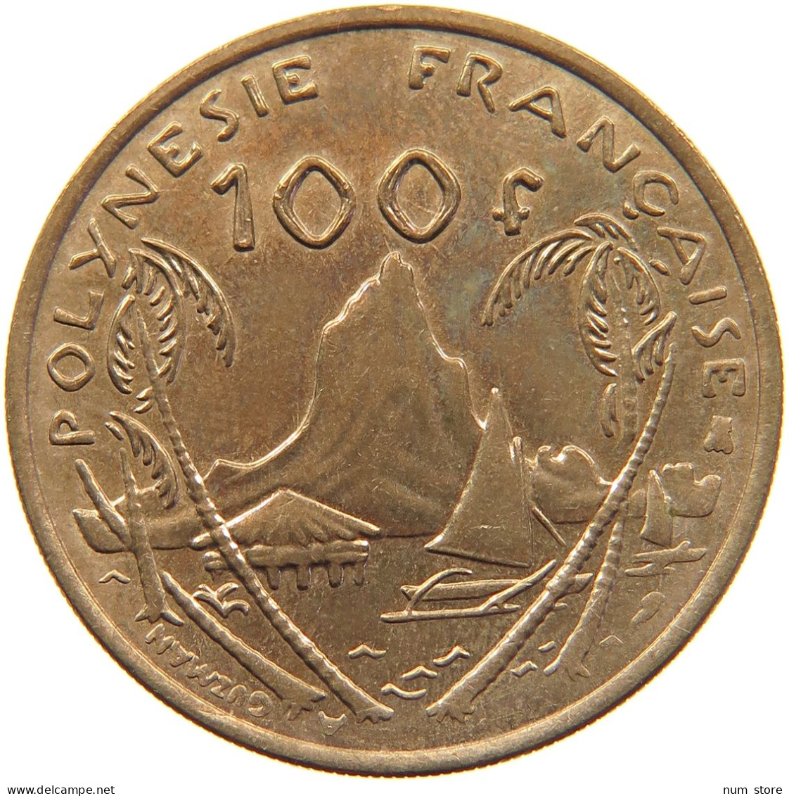 FRENCH POLYNESIA 100 FRANCS 1996 #s090 0279 - Frans-Polynesië