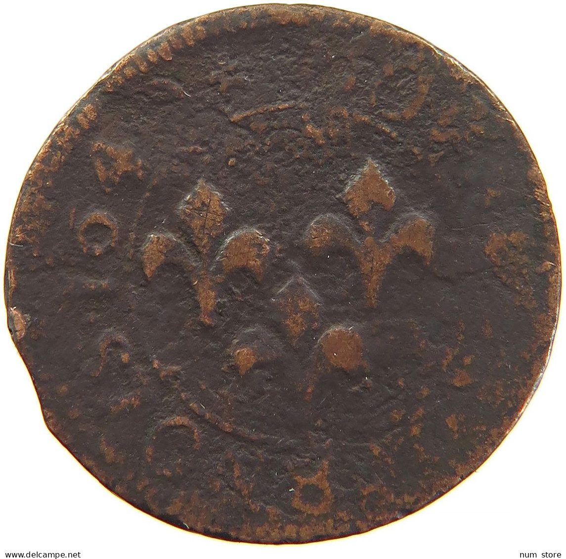 FRANCE ORANGE DOUBLE TOURNOIS 1640 Frederic Henri De Nassau, 1625-1647 #s100 0405 - Orange