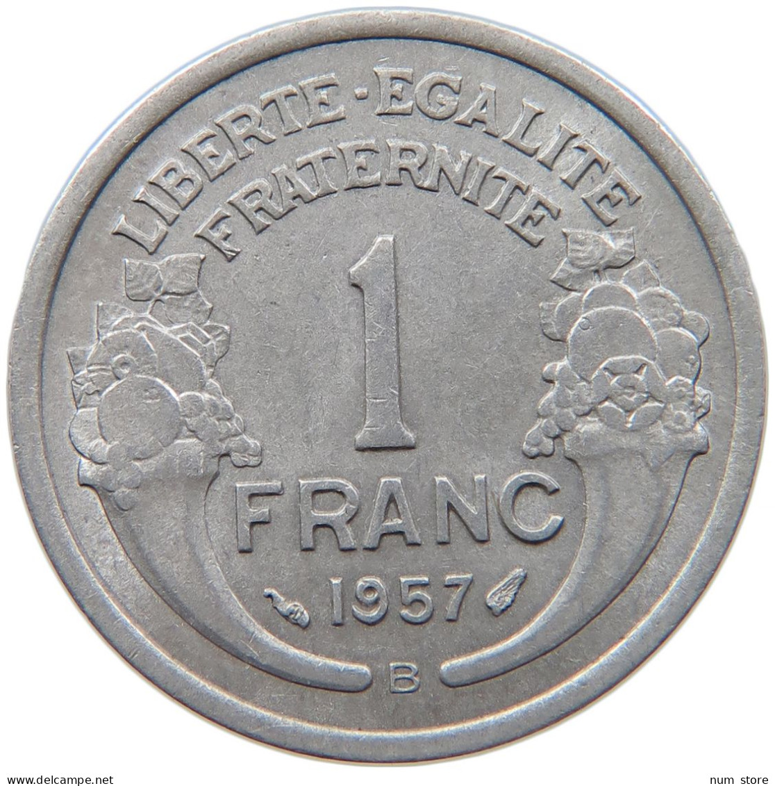 FRANCE 1 FRANC 1957 B #s089 0571 - 1 Franc