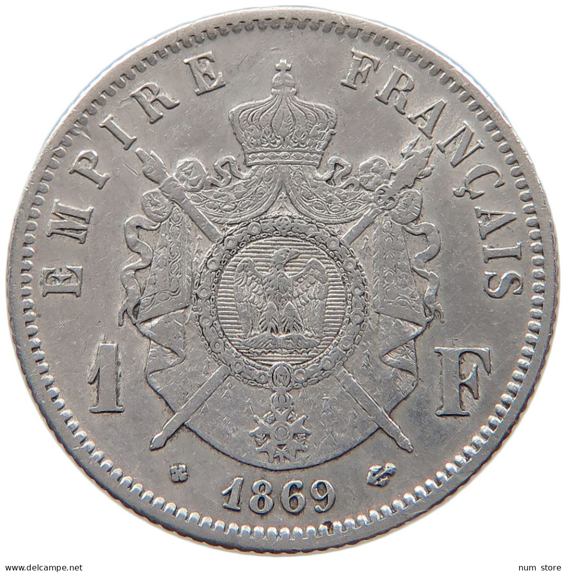 FRANCE 1 FRANC 1869 BB #s101 0223 - 1 Franc
