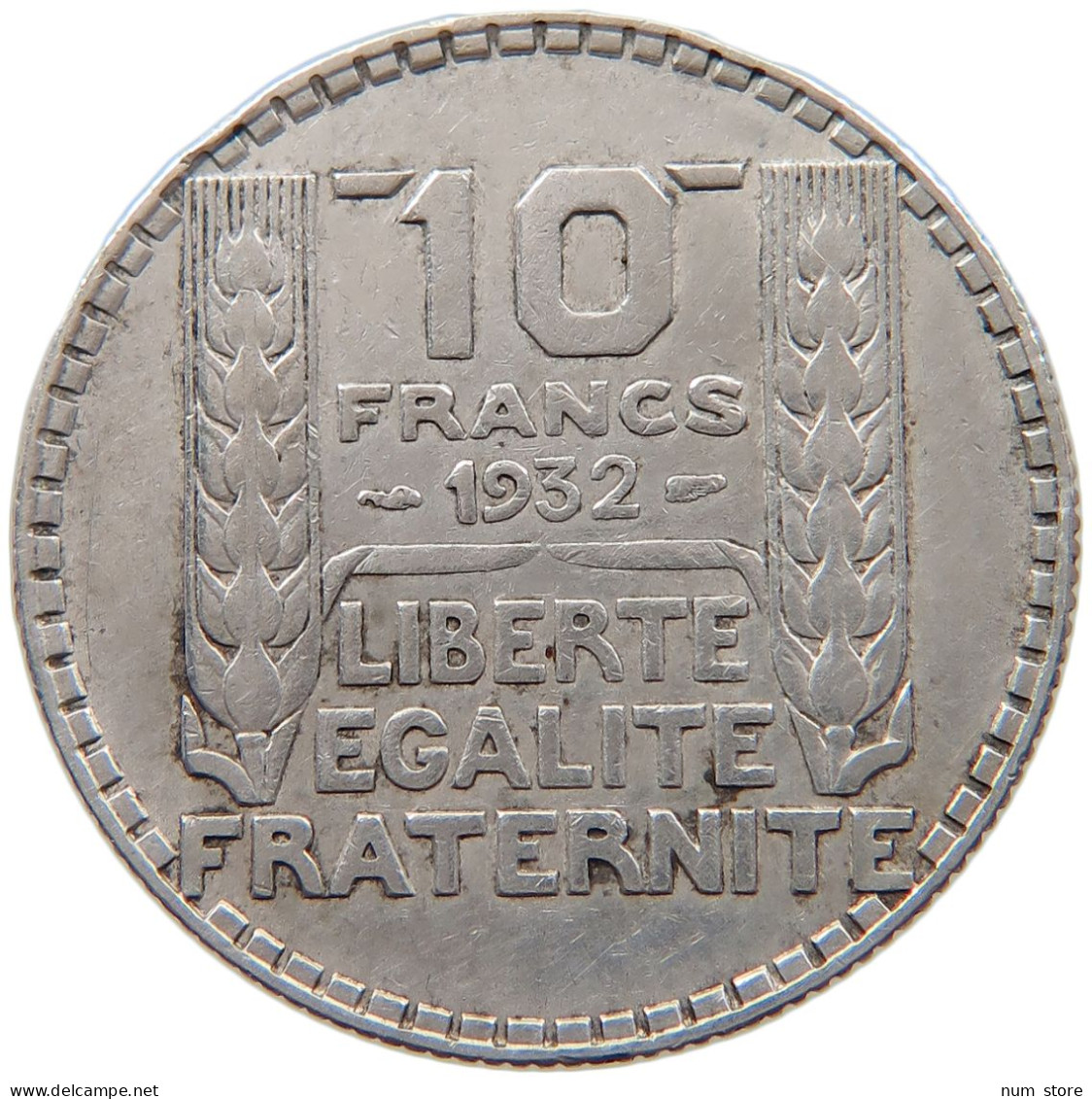 FRANCE 10 FRANCS 1932 #s101 0443 - 10 Francs