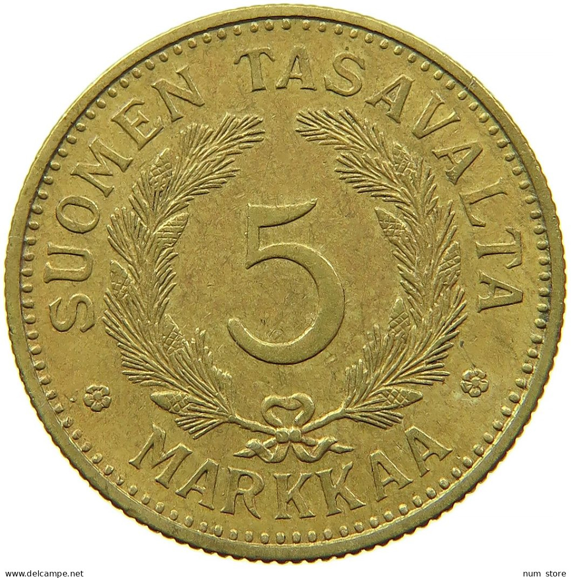 FINLAND 5 MARKKAA 1942 #s089 0121 - Finlande