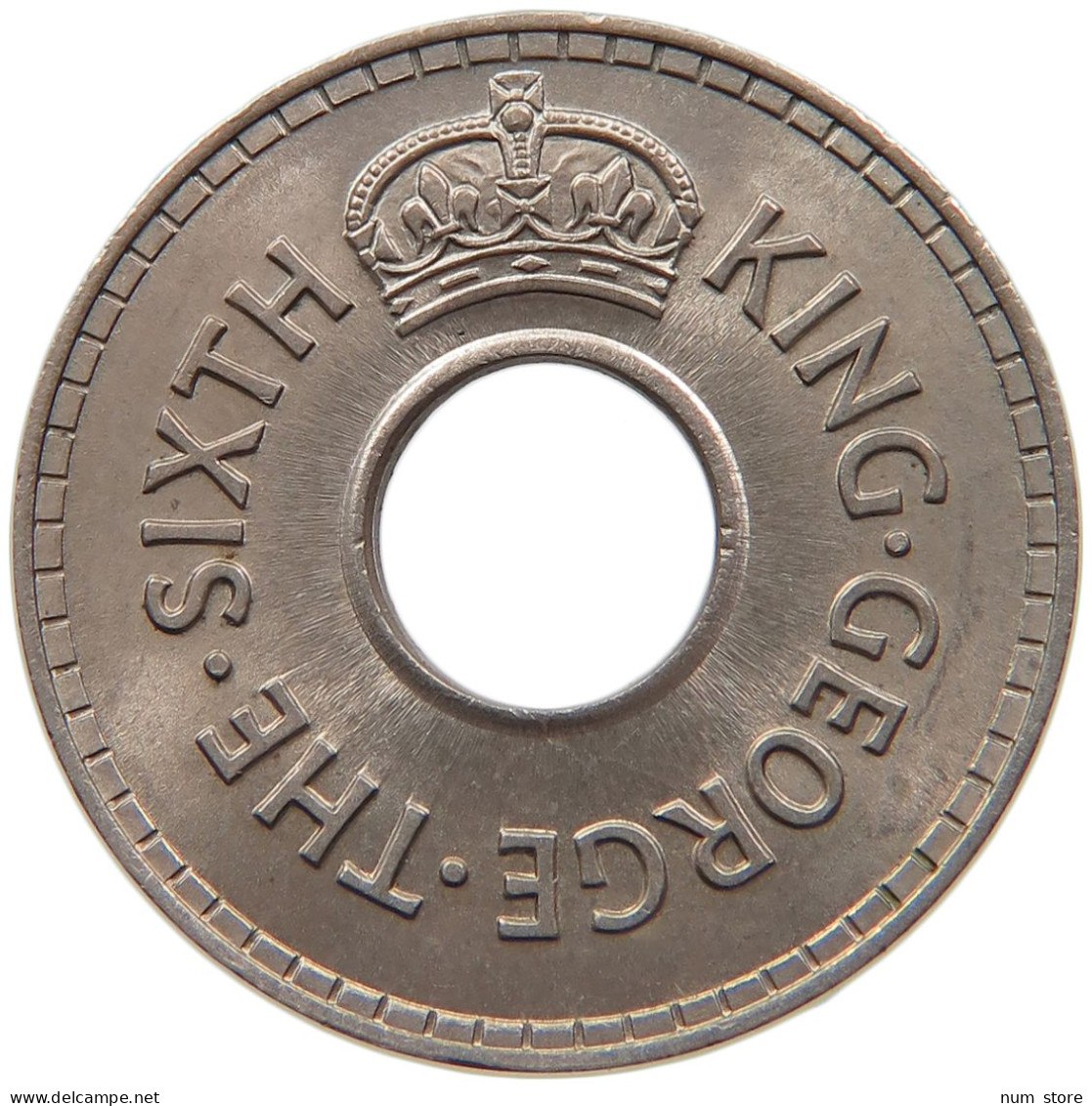 FIJI 1/2 PENNY 1952 #s093 0145 - Fidschi