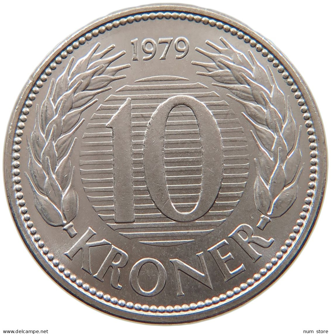 DENMARK 10 KRONER 1979 #s097 0047 - Danemark