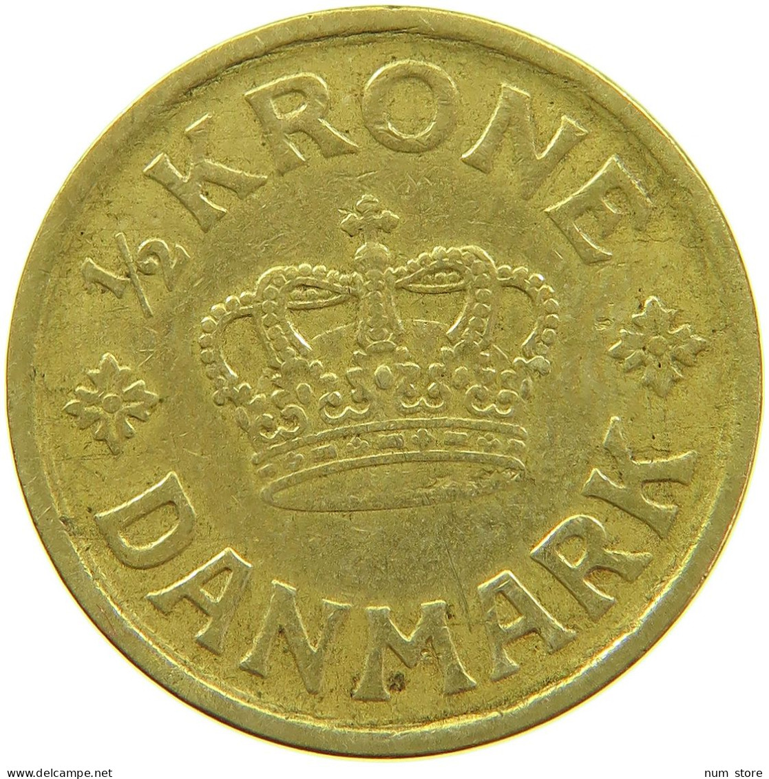 DENMARK 1/2 KRONE 1925 #s096 0241 - Danemark