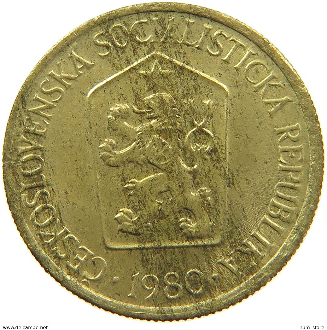 CZECHOSLOVAKIA KORUNA 1980 #s093 0347 - Tschechoslowakei