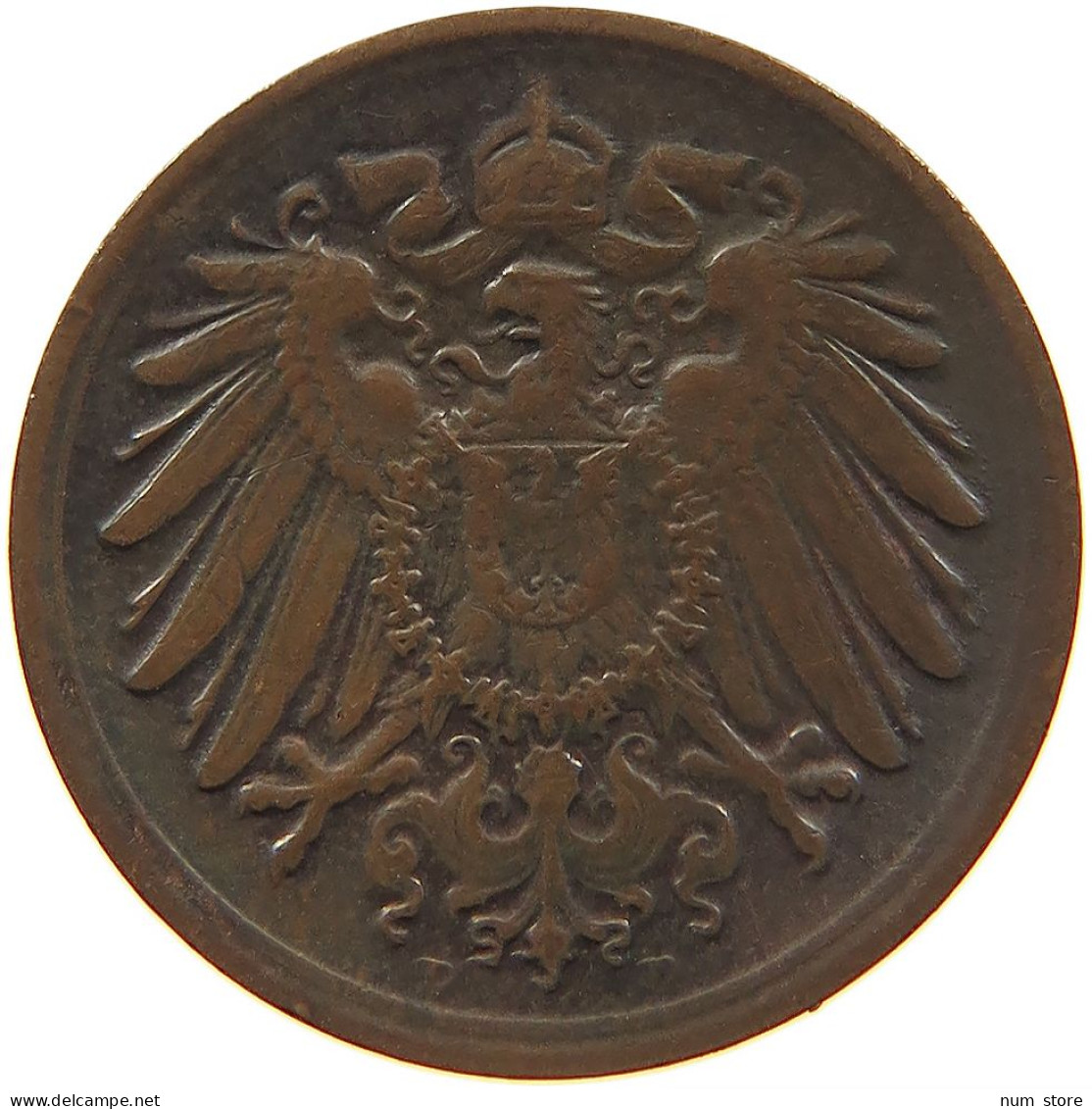 GERMANY EMPIRE 1 PFENNIG 1916 D #s096 0083 - 1 Pfennig