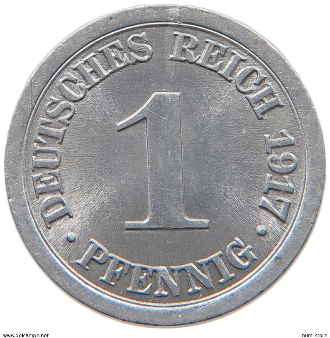 GERMANY EMPIRE 1 PFENNIG 1917 A #s089 0275 - 1 Pfennig