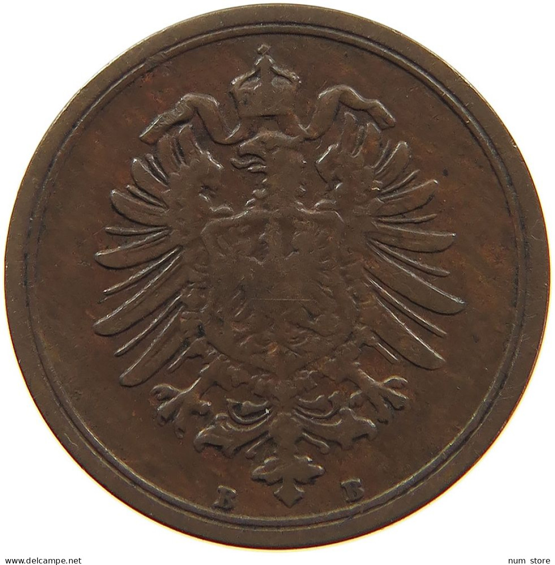 GERMANY EMPIRE 1 PFENNIG 1875 B #s096 0079 - 1 Pfennig