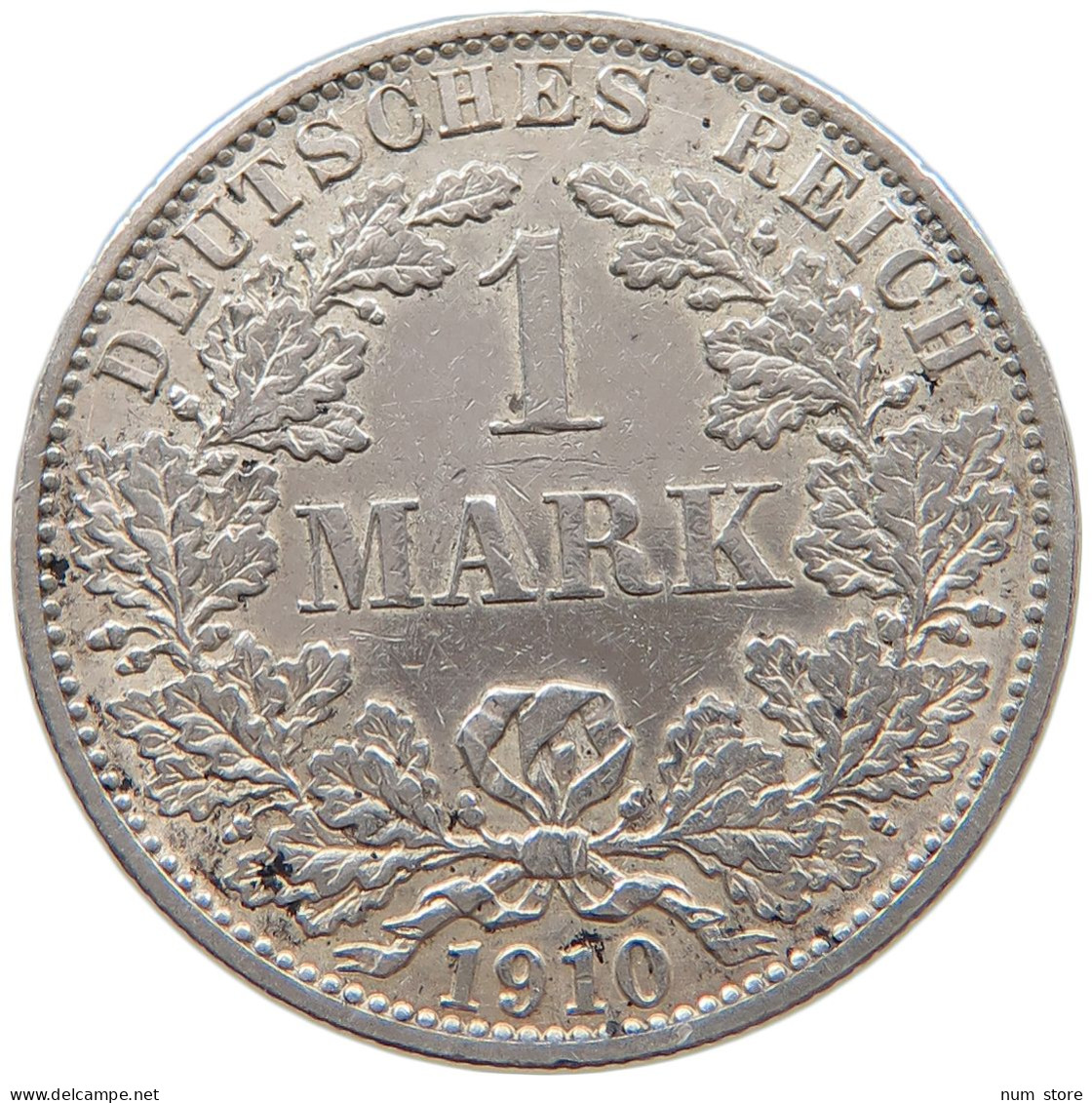 GERMANY EMPIRE 1 MARK 1910 A #s094 0169 - 1 Mark