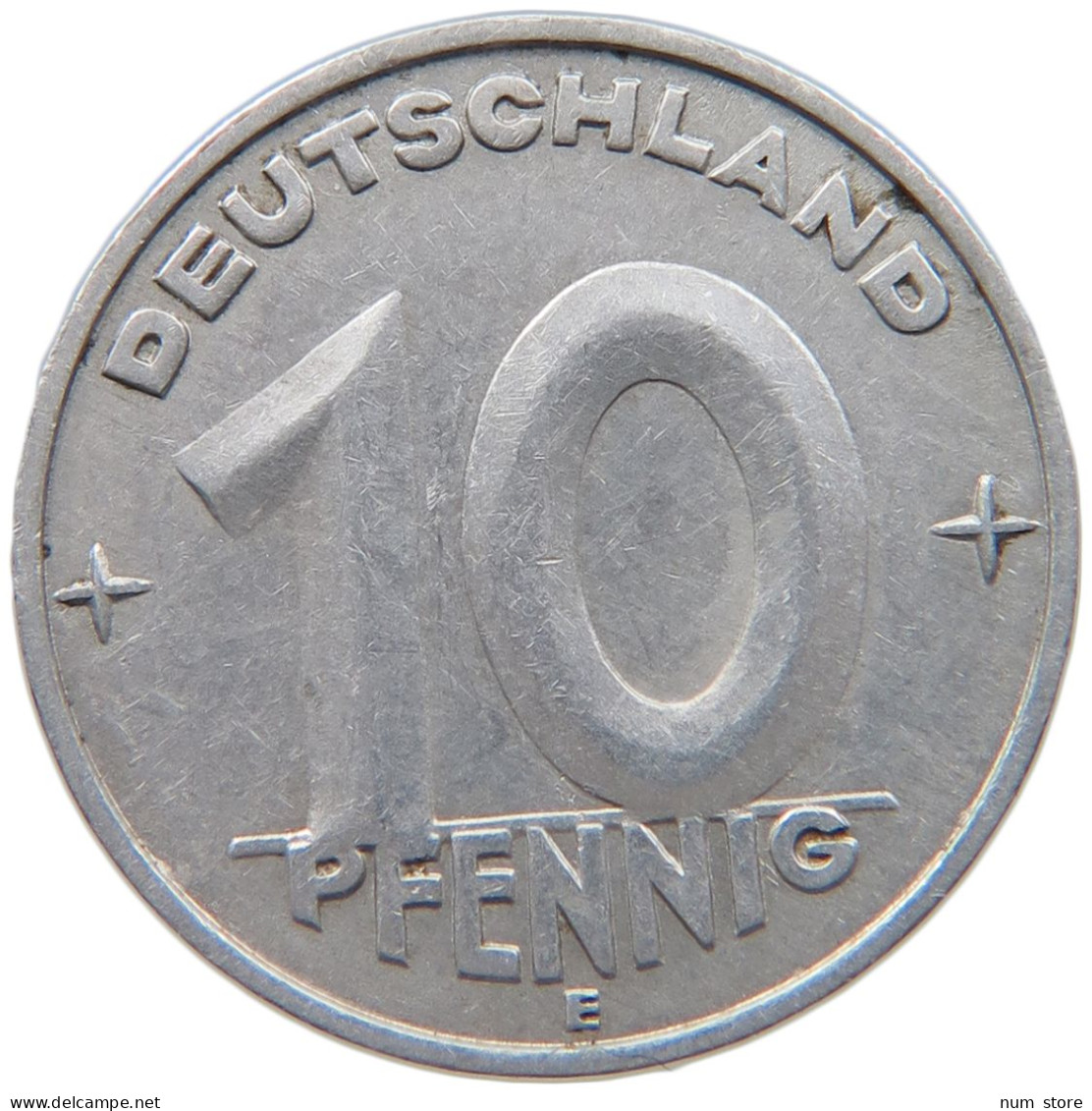 GERMANY DDR 10 PFENNIG 1952 E #s089 0467 - 10 Pfennig