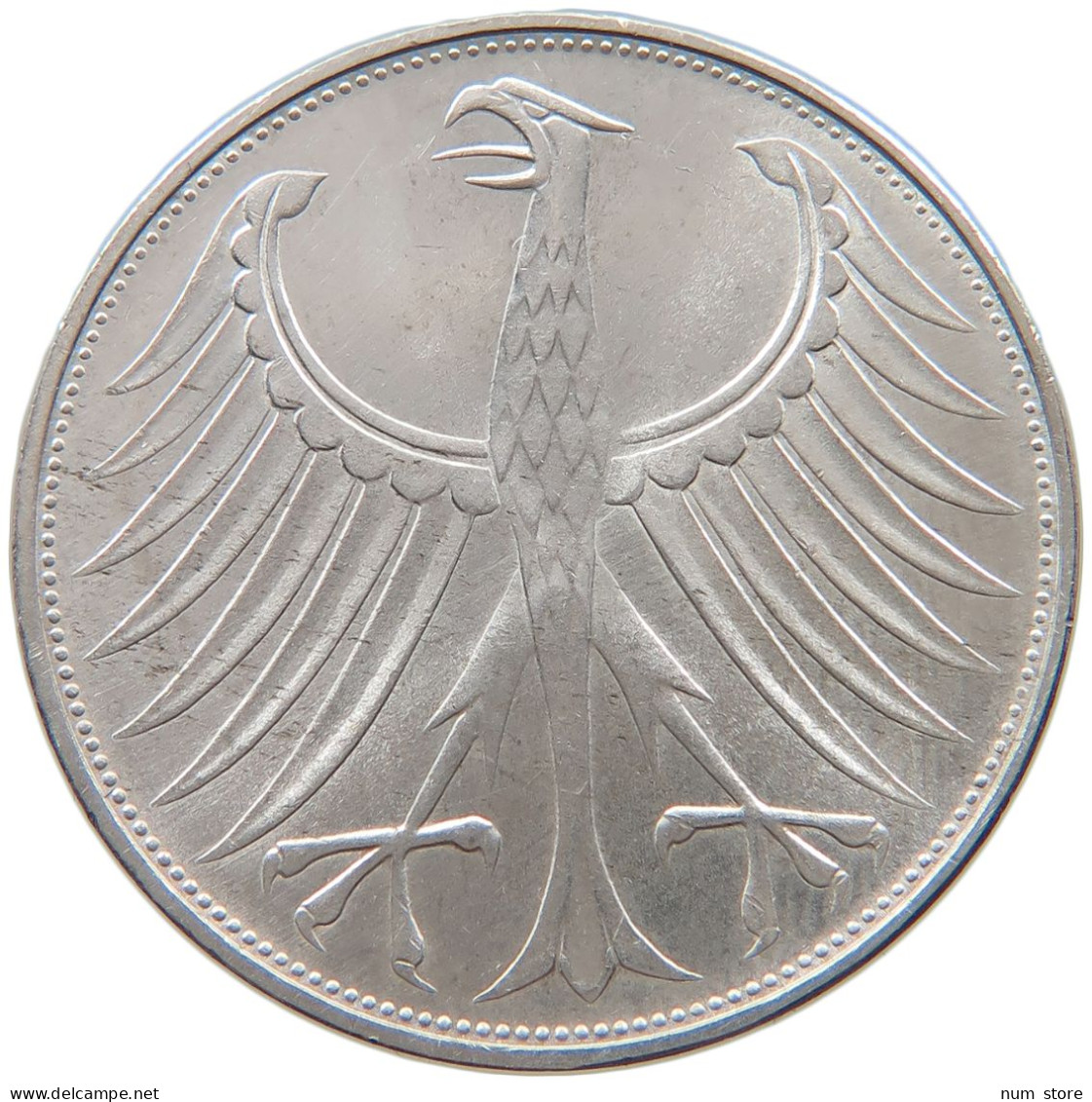 GERMANY BRD 5 MARK 1972 G #s101 0475 - 5 Mark