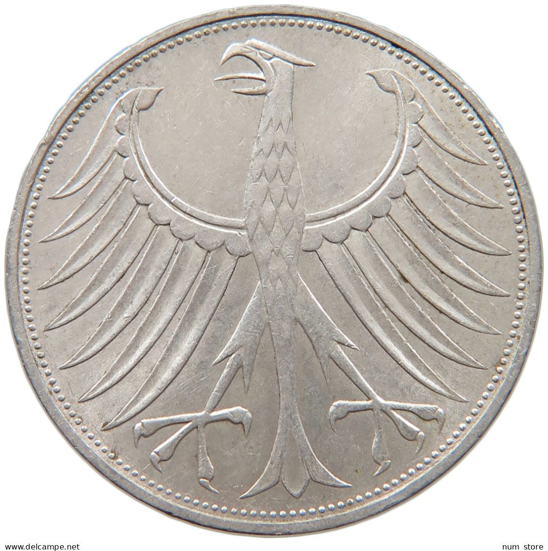 GERMANY BRD 5 MARK 1971 D #s094 0033 - 5 Marcos