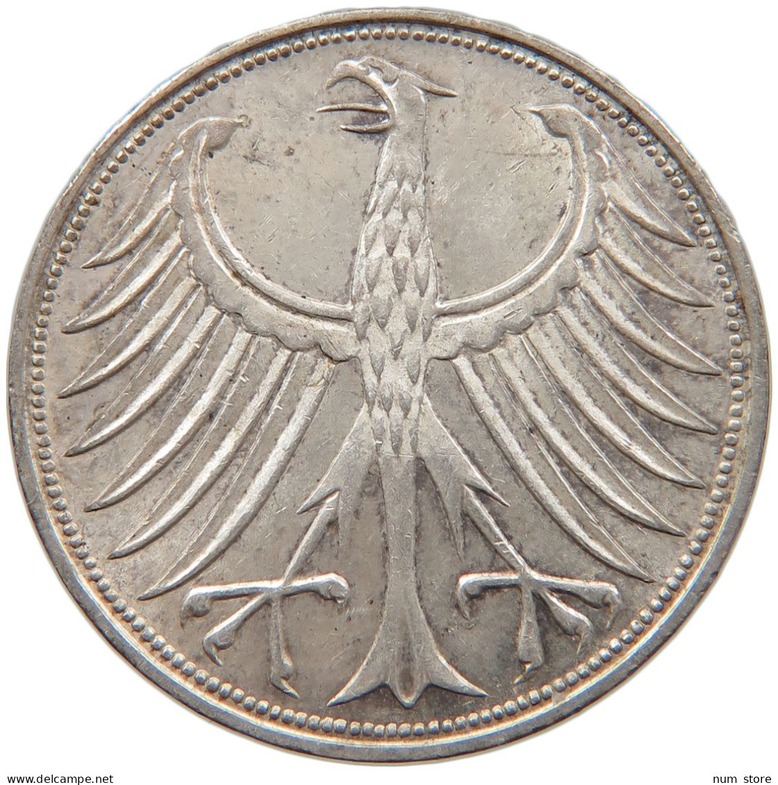 GERMANY BRD 5 MARK 1970 G #s092 0385 - 5 Marchi